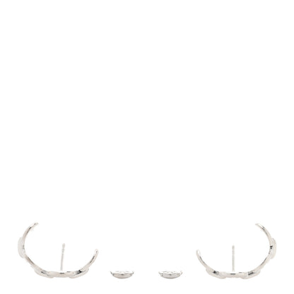 Hermes Sterling Silver Chaine D'Ancre Enchainee Climber Earrings 3 of 4