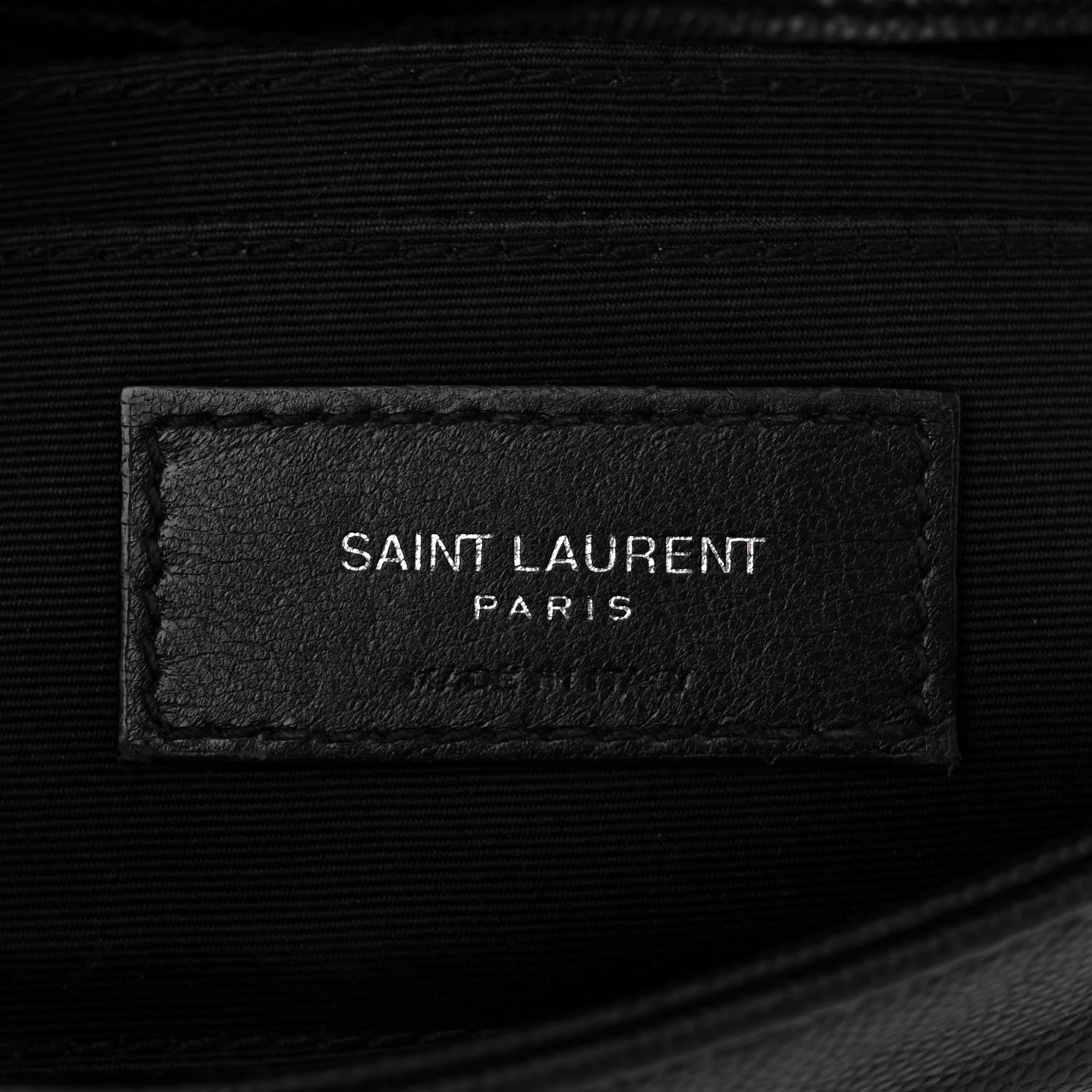 Saint Laurent Grain De Poudre Monogram Toy West Hollywood Fold-Over Bag Black 6 of 11