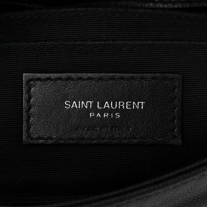 Saint Laurent Grain De Poudre Monogram Toy West Hollywood Fold-Over Bag Black 6 of 11