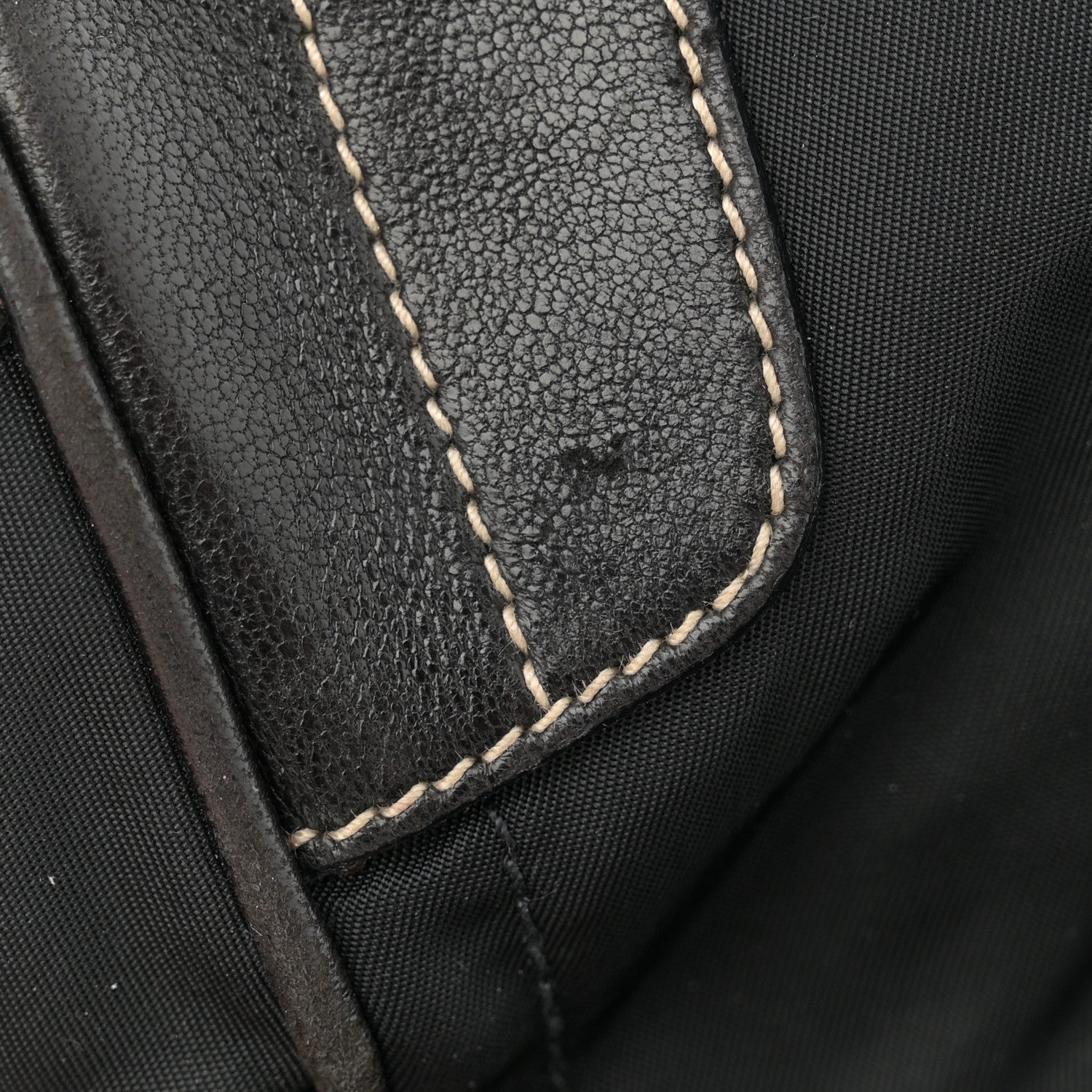 Prada Tessuto Nylon Tassel Shoulder Bag Black 12 of 16