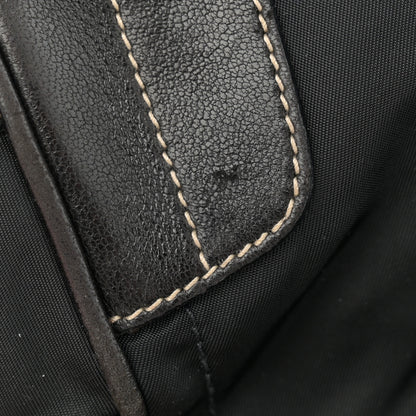 Prada Tessuto Nylon Tassel Shoulder Bag Black 12 of 16