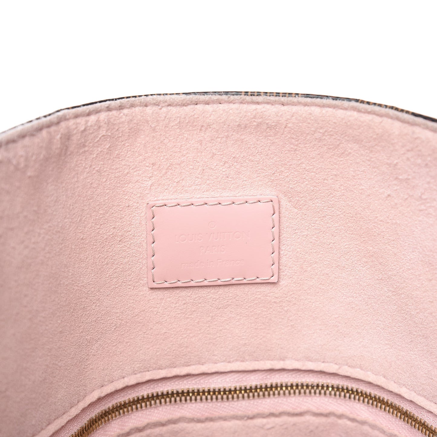 Damier Ebene Caissa Hobo Rose Ballerine
