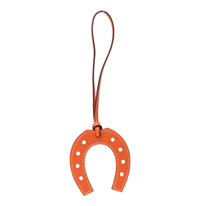 Hermes Swift Paddock Horseshoe Bag Charm Orange 1 of 3