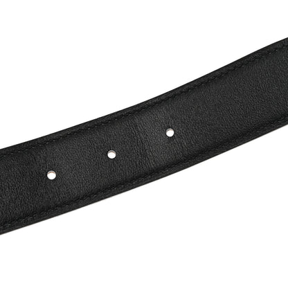 Hermes 135 Togo 32mm H Belt 95 38 Black Gold 6 of 6
