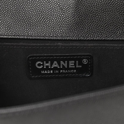 Chanel Caviar Quilted Medium Boy Flap Black 6 of 11