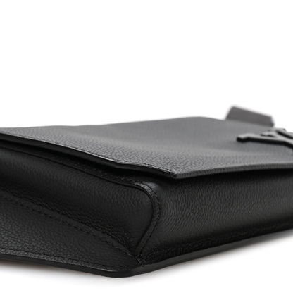 Louis Vuitton Grained Calfskin Aerogram Takeoff Sling Black 8 of 9