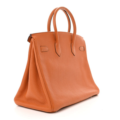 Hermes Togo Birkin 35 Orange 3 of 17