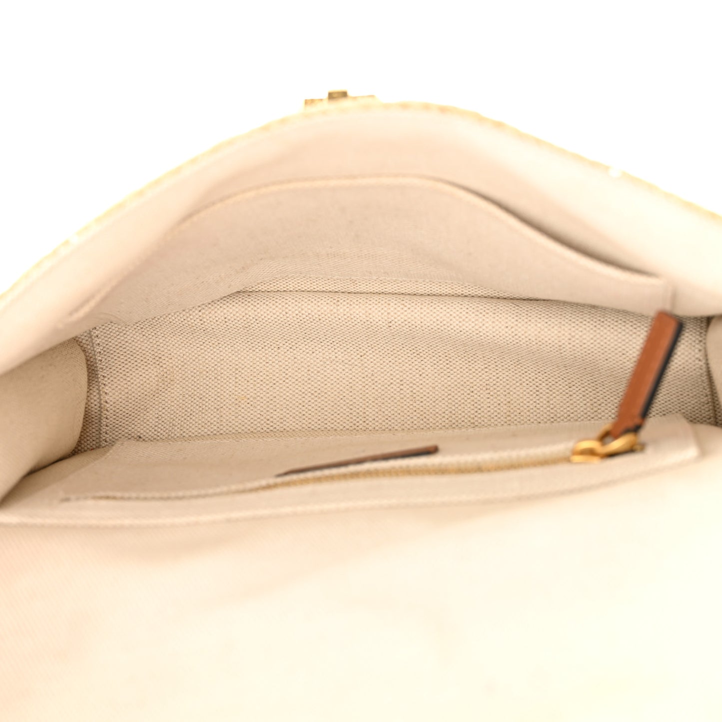 Raffia Large Roman Stud Shoulder Bag Naturale Multicolor