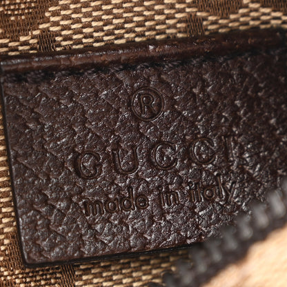 Gucci GG Monogram Double Pocket Belt Bag Dark Brown 6 of 10