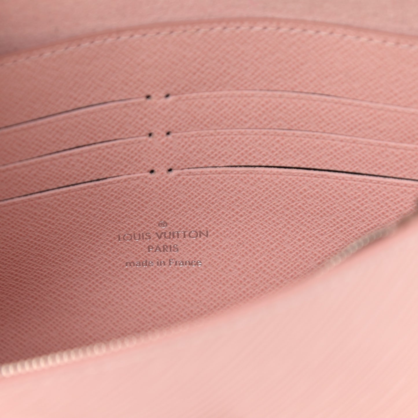 Epi Twist Belt Chain Wallet Rose Ballerine