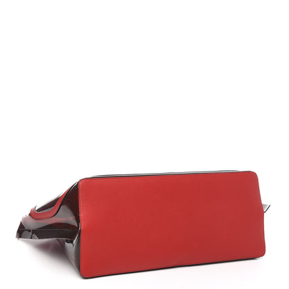 Valentino Garavani PVC Vlogo Escape Tote Red 5 of 10
