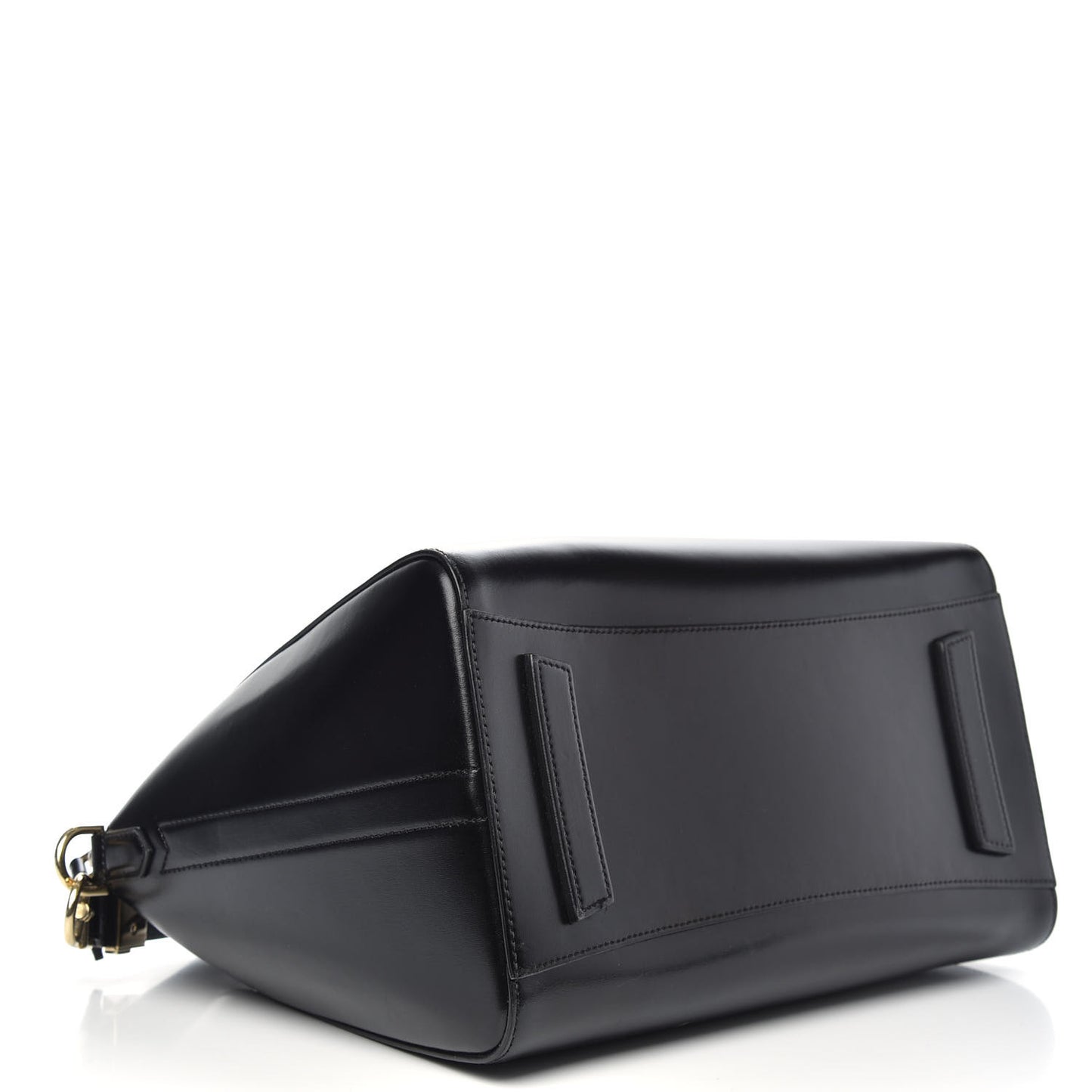 Shiny Lord Calfskin Medium Antigona Black