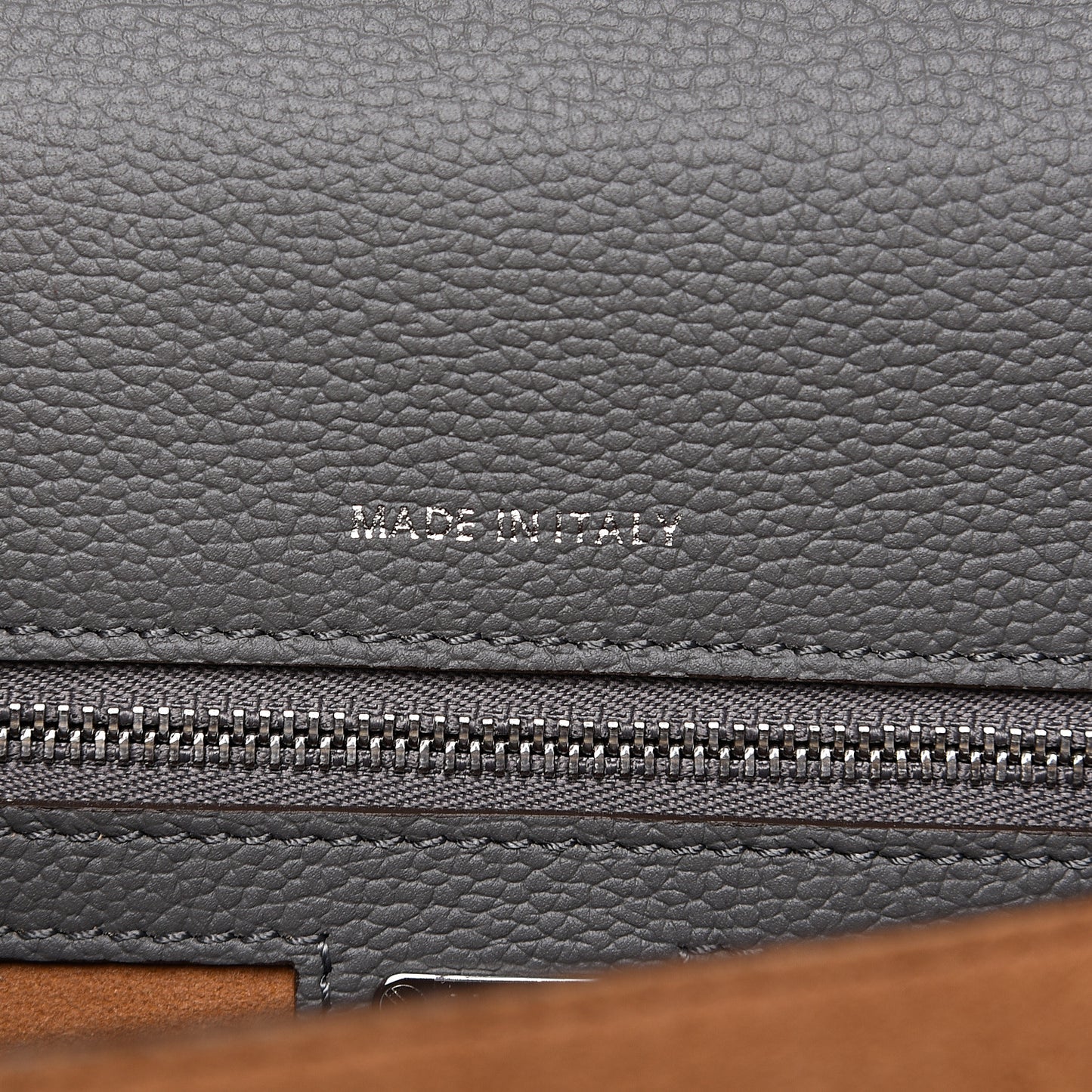 Park Avenue Calfskin Small Patricia Crossbody Bag Charcoal