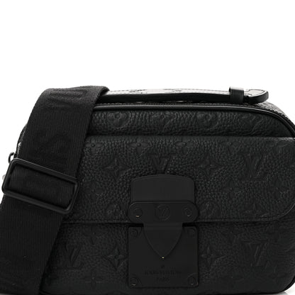 Louis Vuitton Taurillon Monogram S Lock Messenger Black 7 of 10