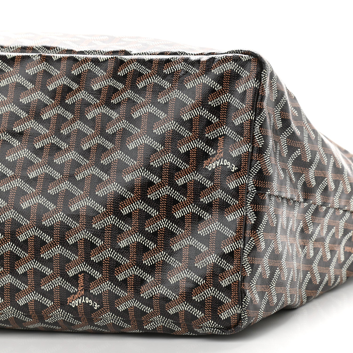 Goyard Goyardine Saint Louis GM Black Gold 11 of 12