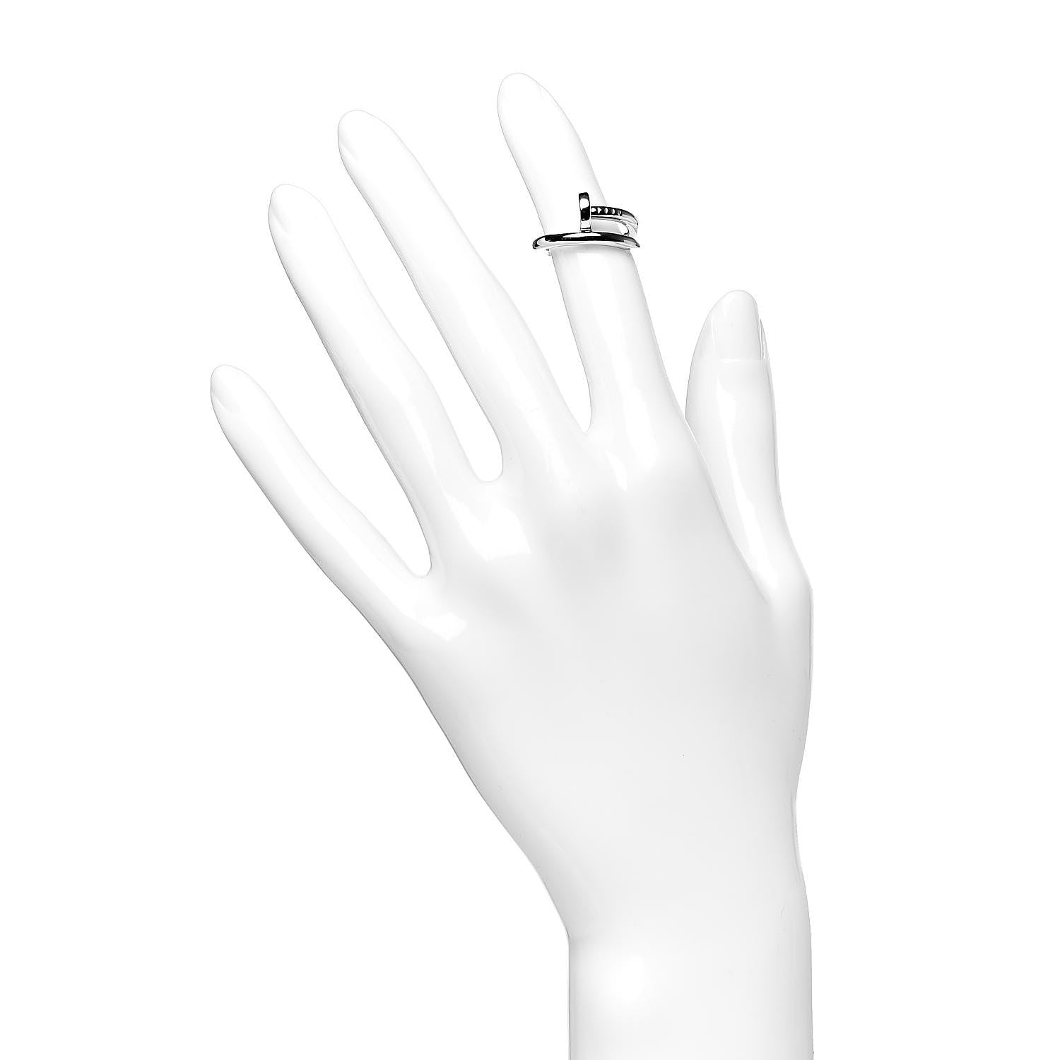 Cartier 18K White Gold Juste Un Clou Ring 46 3.75 2 of 4