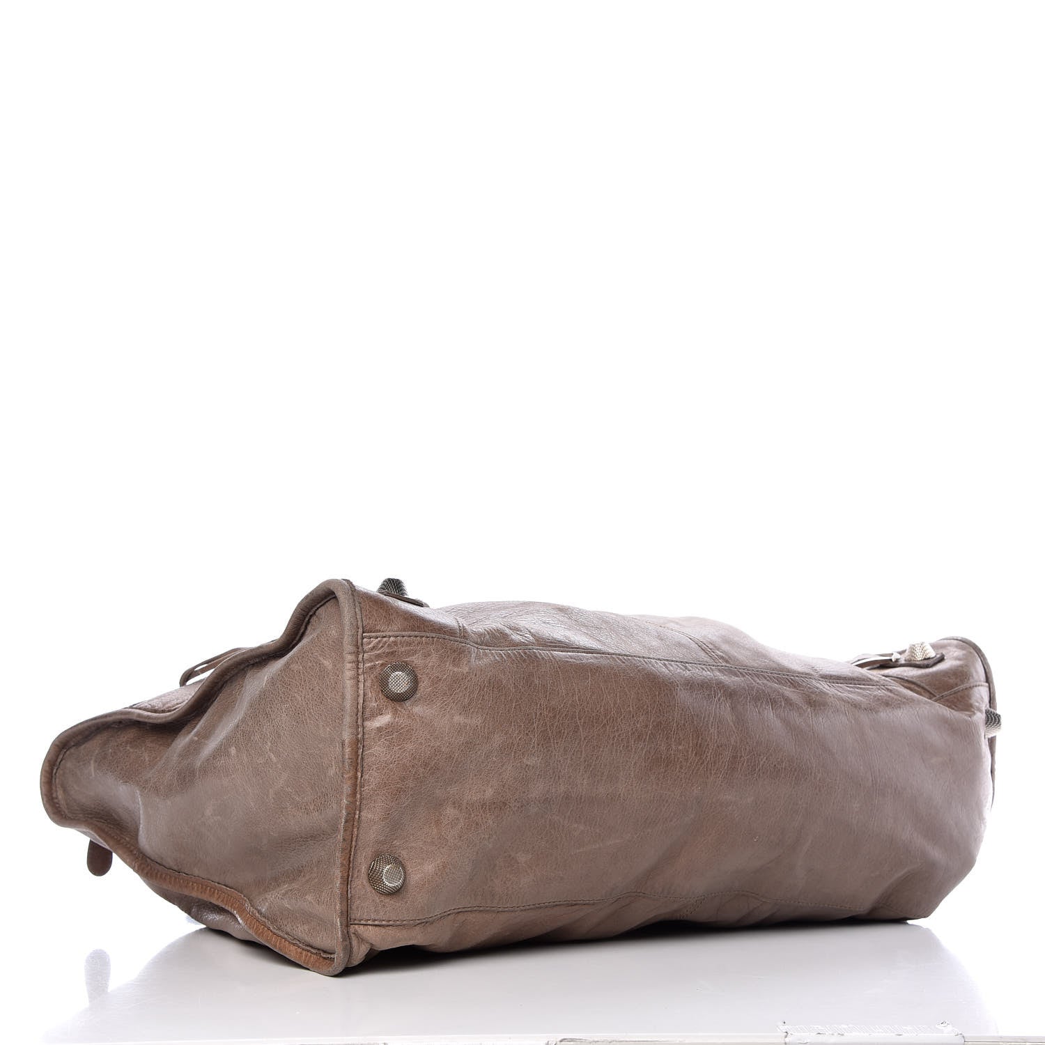 Balenciaga Agneau Giant 21 Silver Hardware Weekender Noix 4 of 15