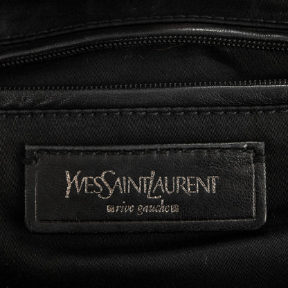 Saint Laurent Embossed Patent Medium Easy Y Bag Black 6 of 7