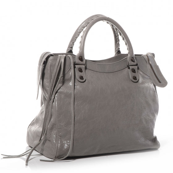 Balenciaga Agneau Classic Hardware Velo Gris Pyrite 3 of 10