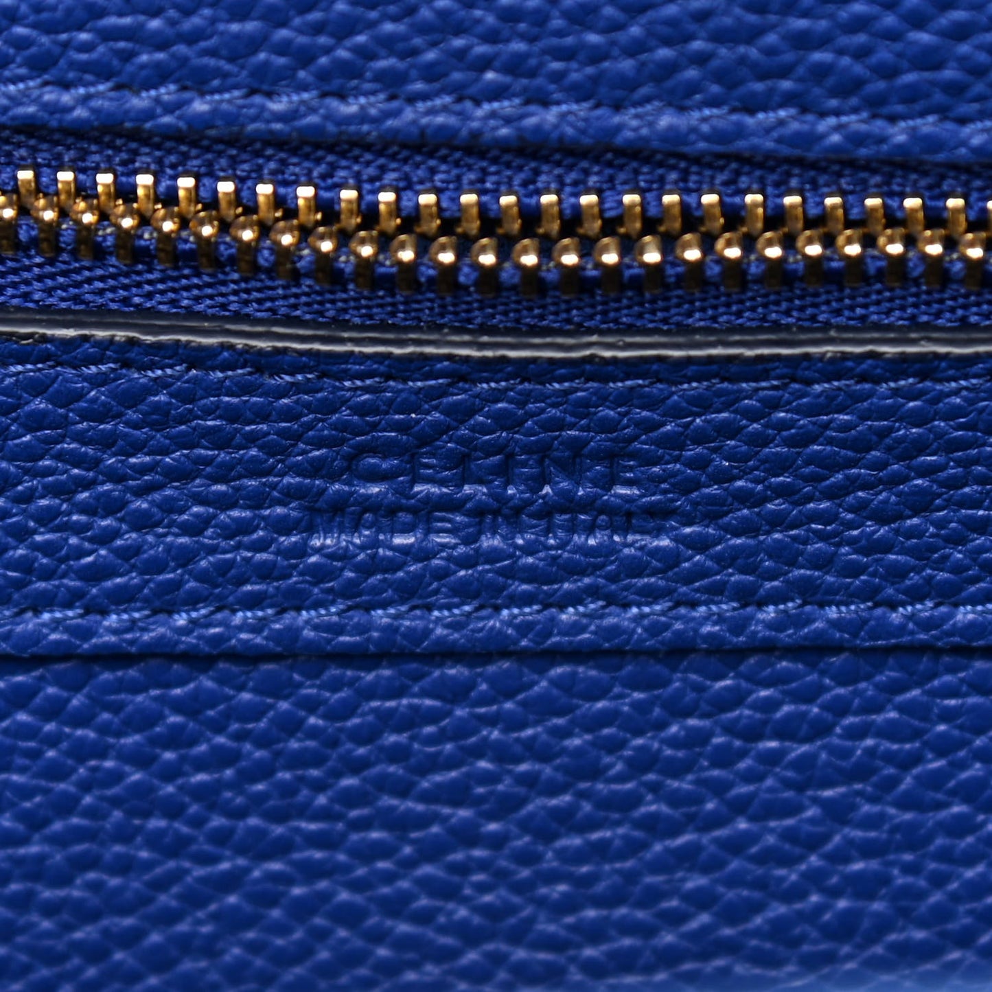 Soft Grained Calfskin Small Belt Cabas Phantom Indigo
