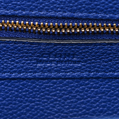 Celine Soft Grained Calfskin Small Belt Cabas Phantom Indigo 6 of 9