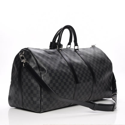 Louis Vuitton Damier Graphite Keepall Bandouliere 55 3 of 7
