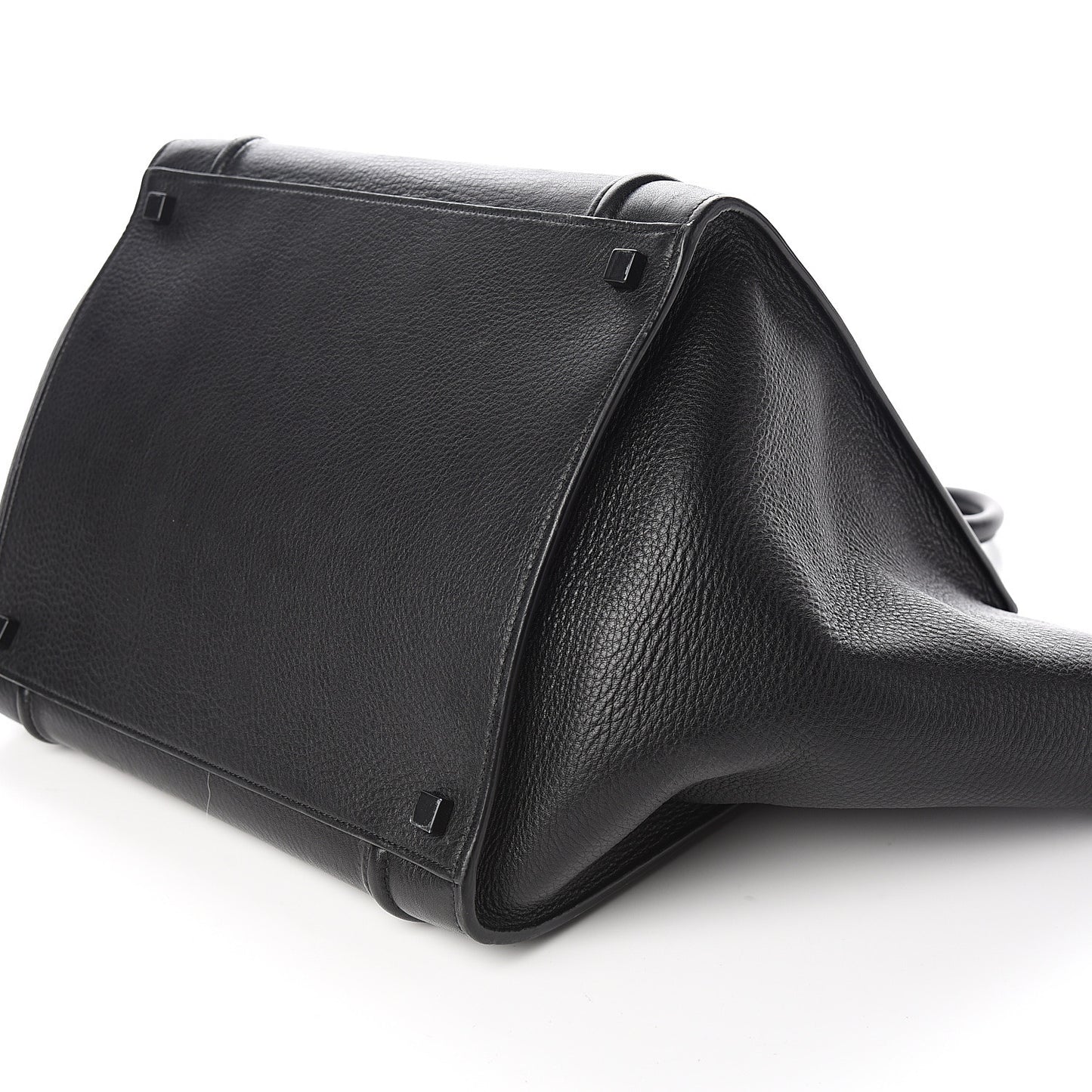 Supple Calfskin Medium Phantom Luggage Black