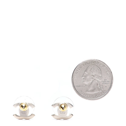 Chanel Metal CC Turnlock Earrings Gold 2 of 6