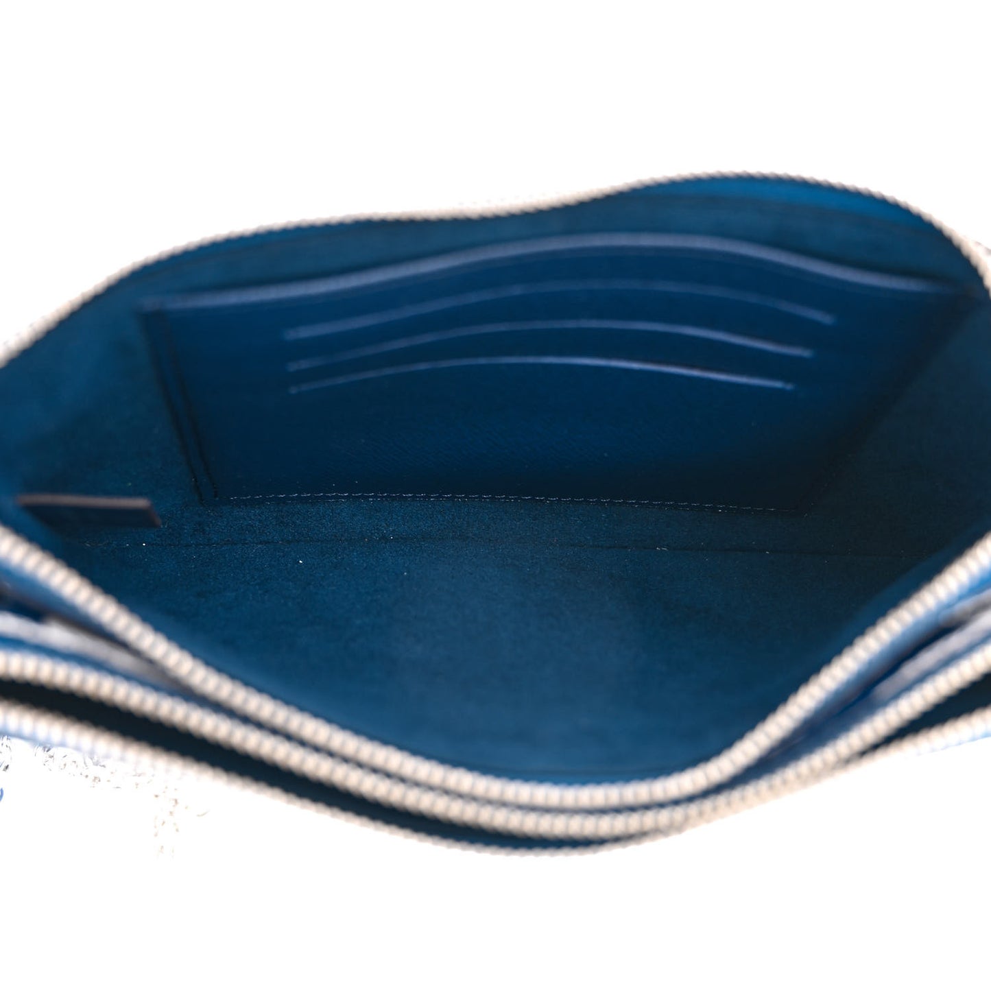 Monogram Giant Escale Double Zip Pochette Blue