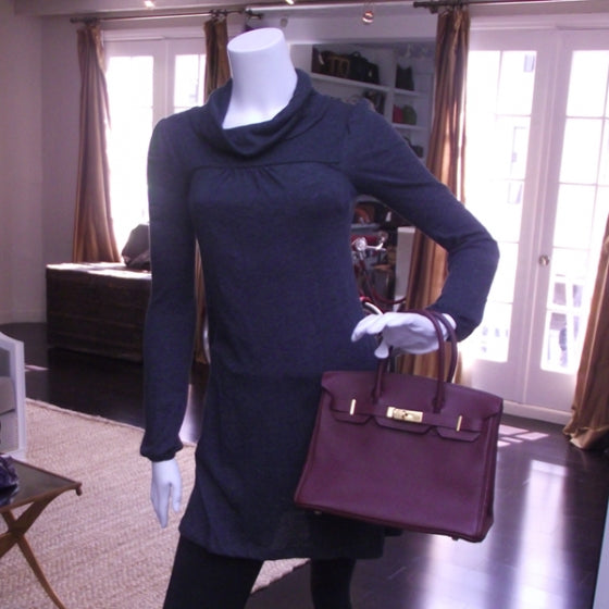 Hermes Taurillon Clemence Birkin 30 Tote 2 of 15