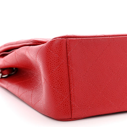 Chanel Caviar Quilted Maxi Double Flap Red 9 of 13
