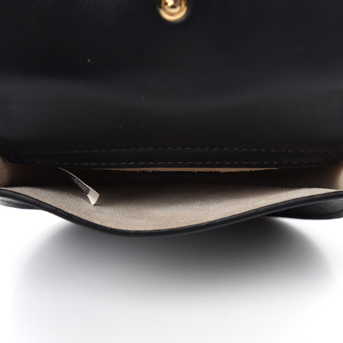 Shiny Calfskin Tess Mini Crossbody Bag Black