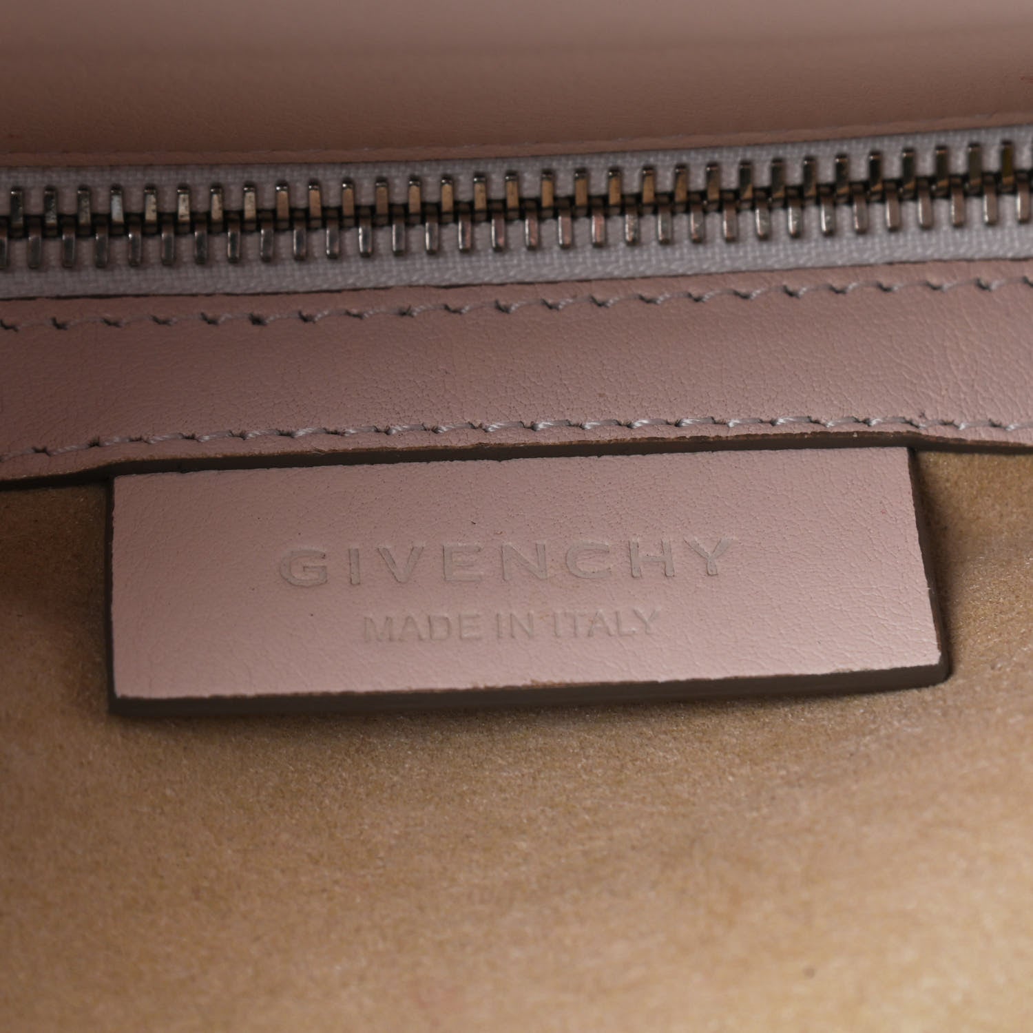 Givenchy Calfskin Studded Mini Pandora Box Crossbody Bag Nude Pink 8 of 9