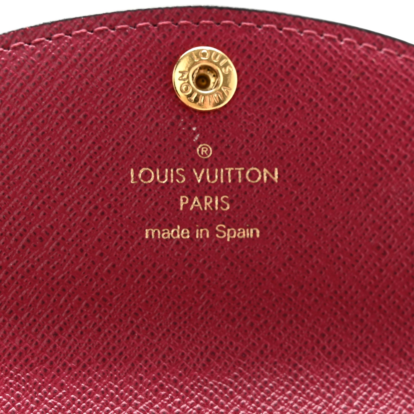 Monogram Rosalie Coin Purse Fuchsia