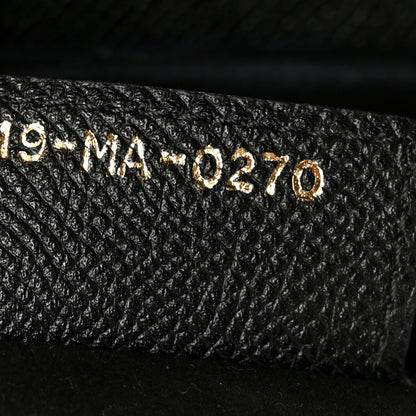Christian Dior Grained Calfskin Saddle Bag Black 7 of 11