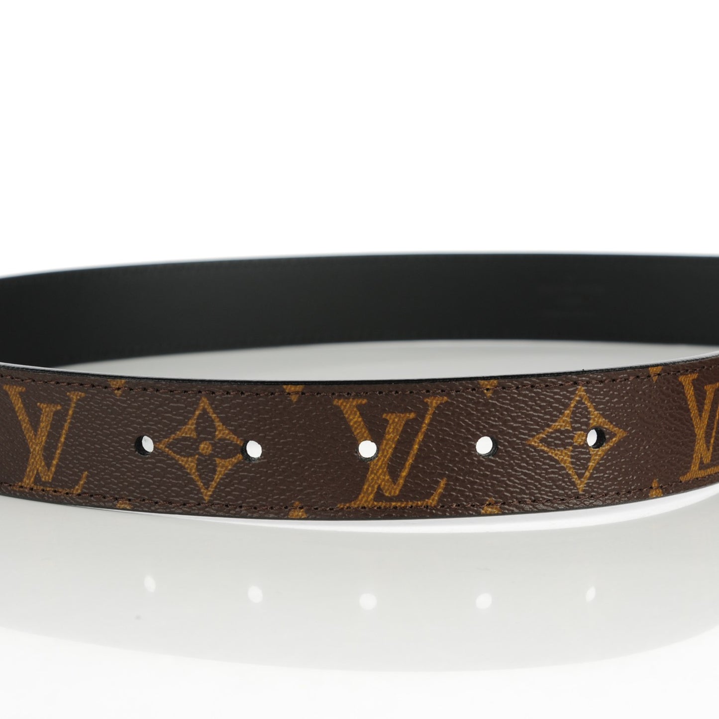 Monogram Macassar Hinge Belt 95 38