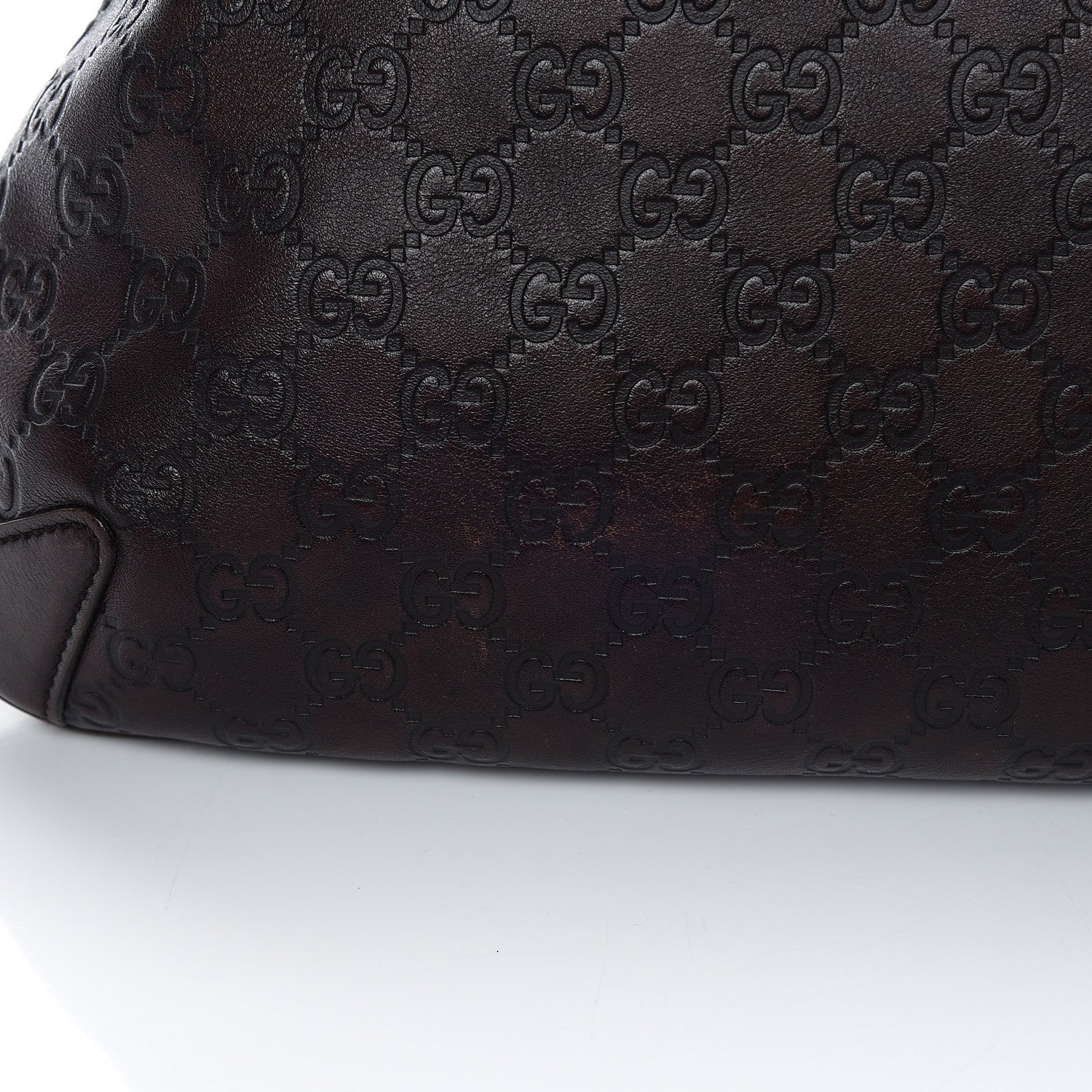 Gucci Guccissima Creole Hobo Chocolate 11 of 16