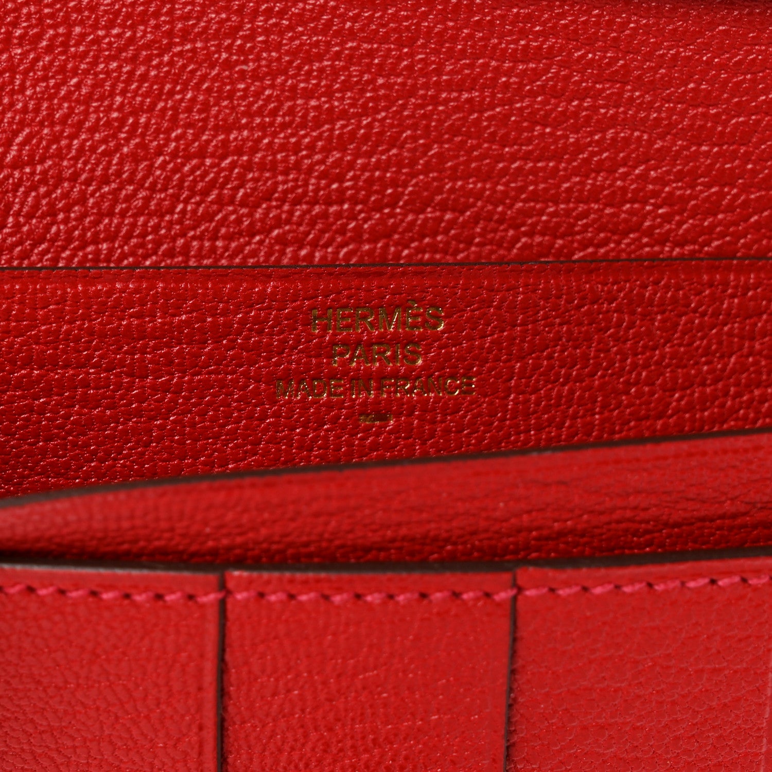 Hermes Lizard Bearn Gusset Wallet Rose Extreme 6 of 7