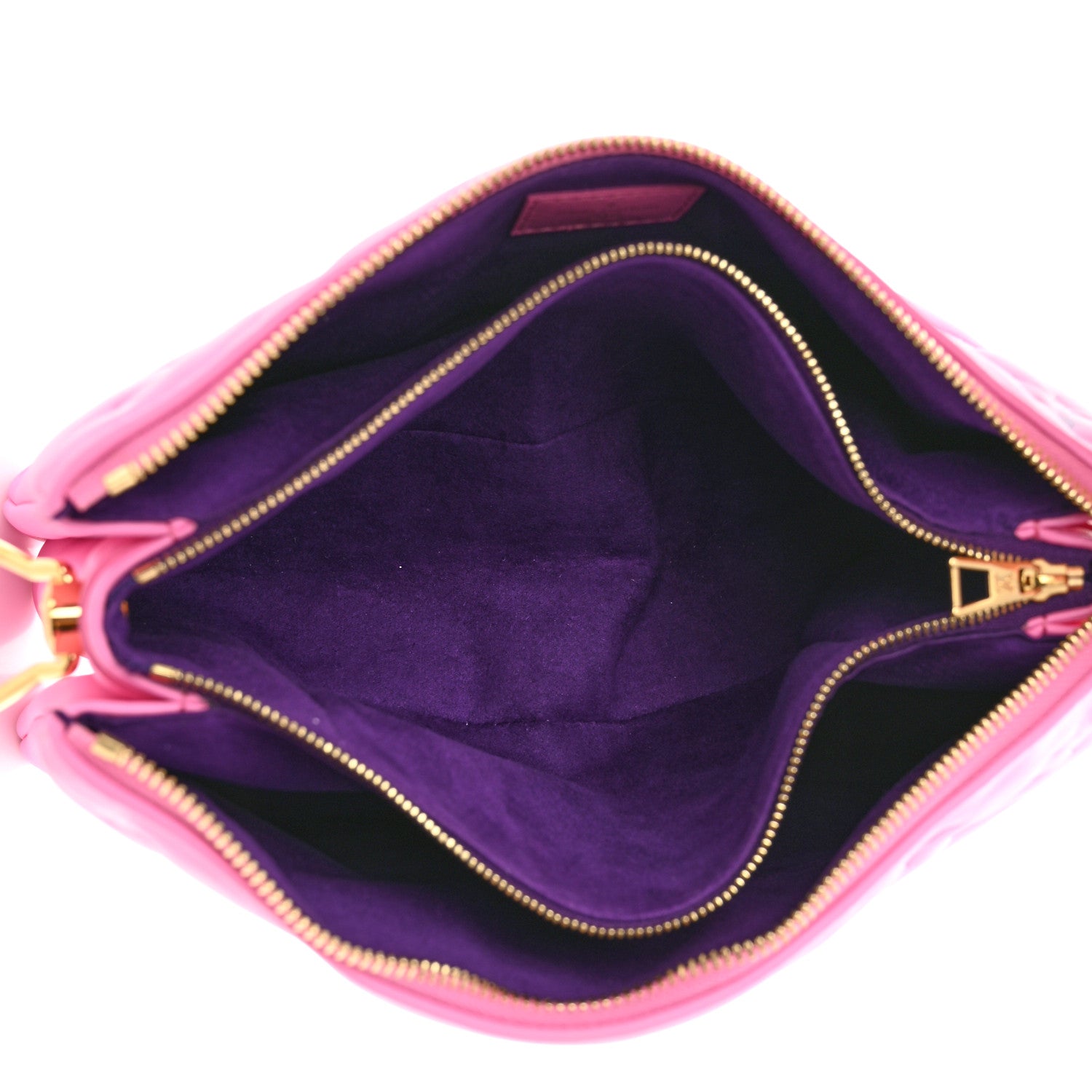 Louis Vuitton Lambskin Embossed Monogram Vuittamins Coussin PM Rose Violet 5 of 9