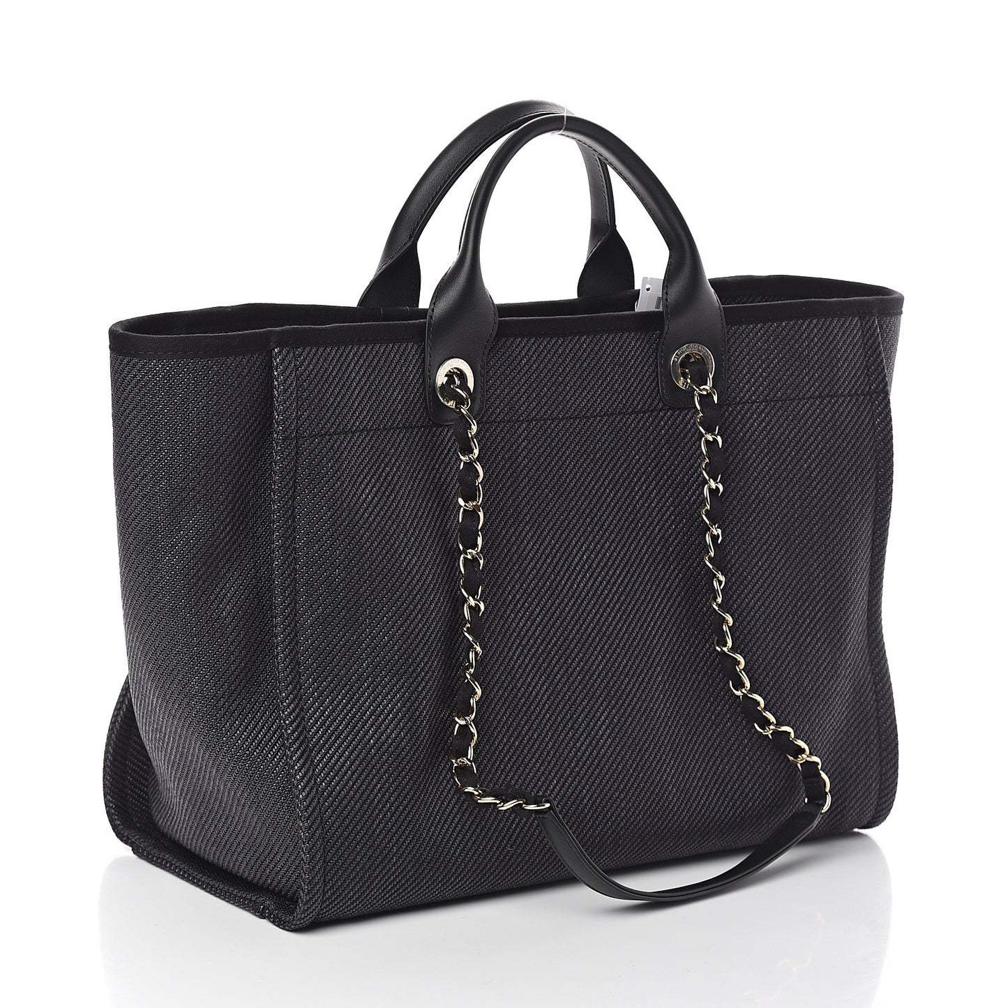 Canvas Medium Deauville Tote Black