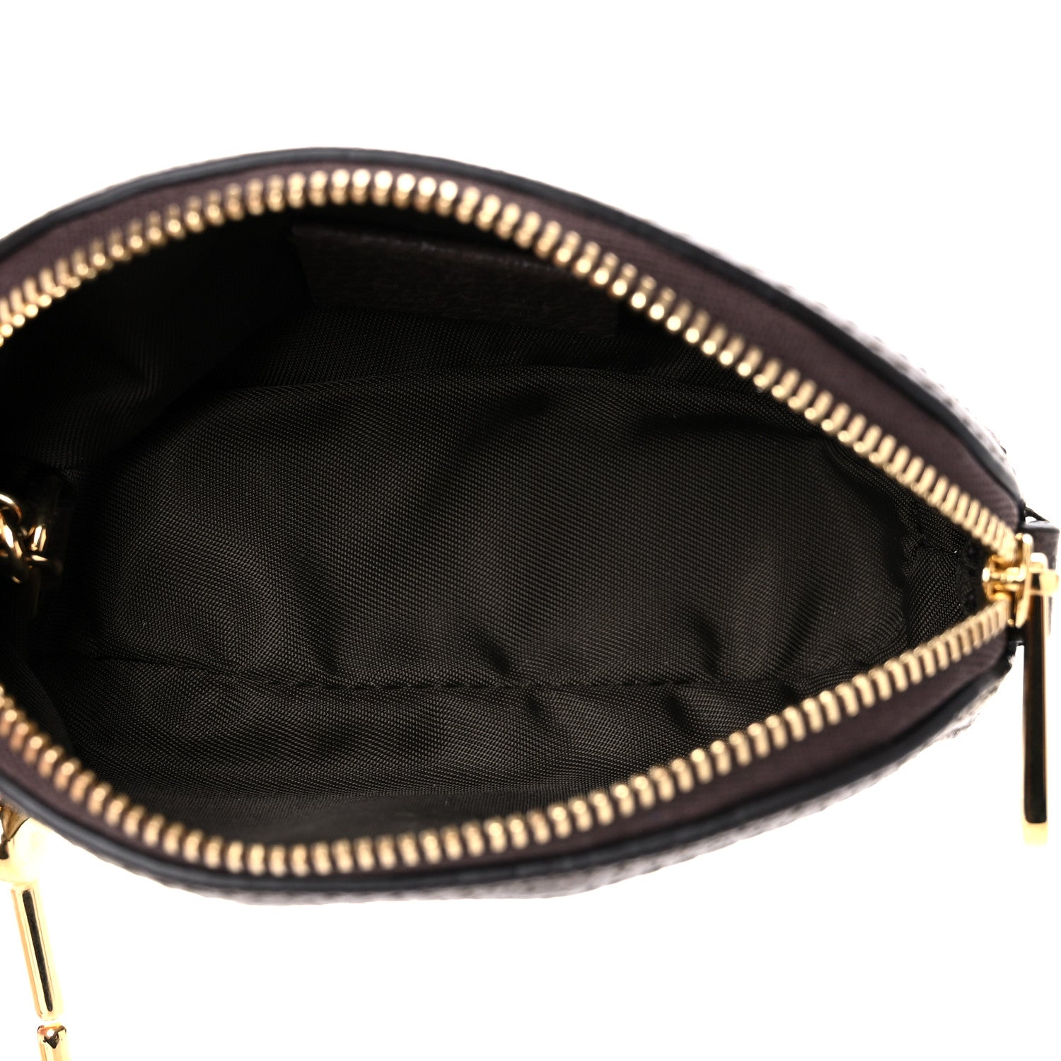 Gucci GG Supreme Monogram Web Ophidia Dome Key Pouch Beige New Acero 5 of 9
