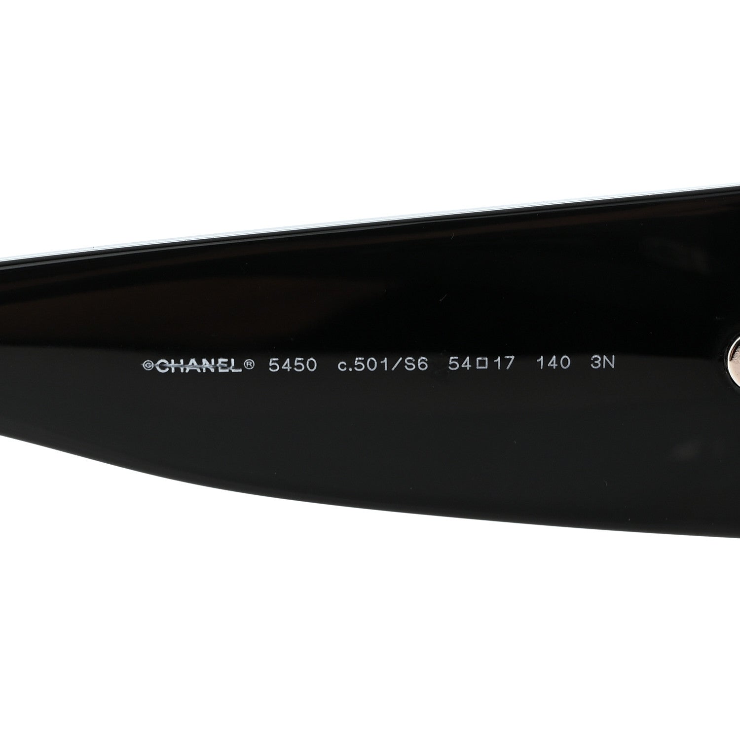 Chanel Acetate CC Logo Sunglasses 5450 Black 5 of 8