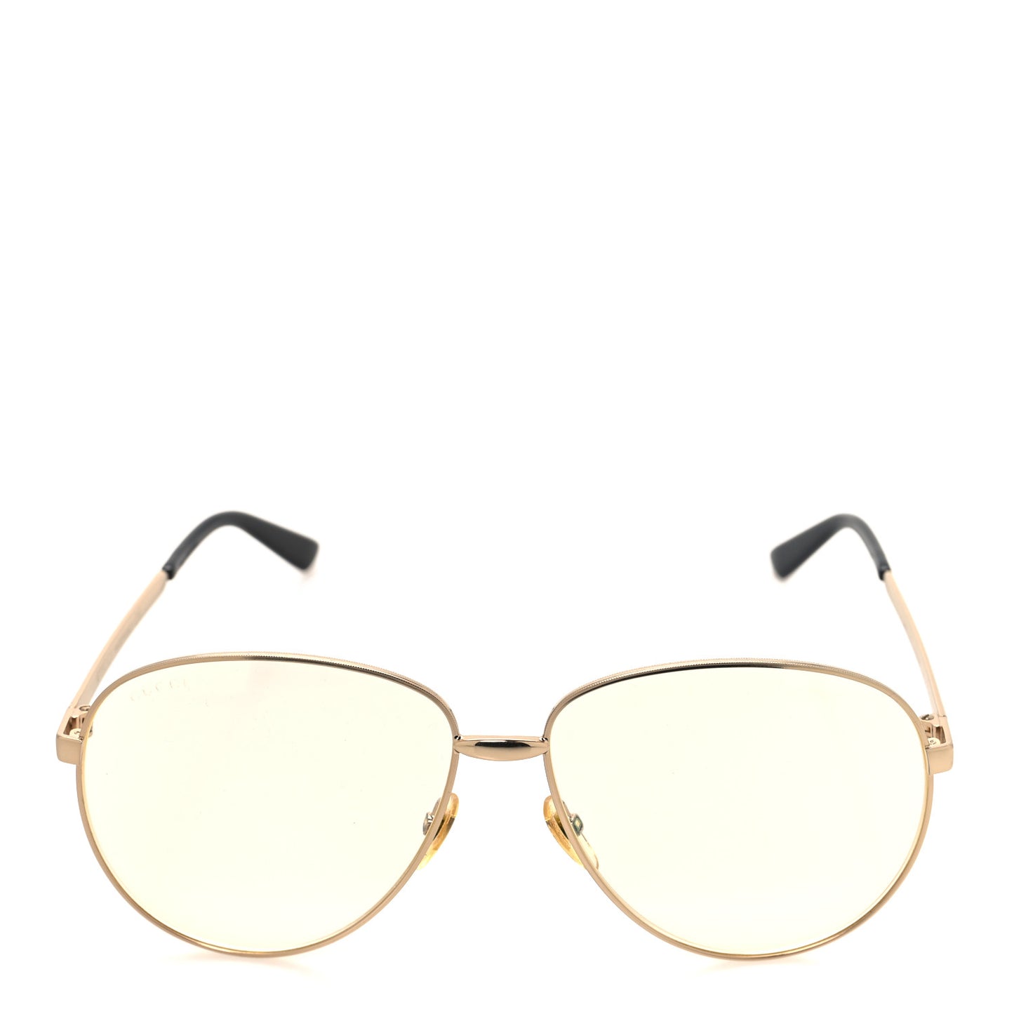 Aviator Eyeglasses GG0138S Gold Black