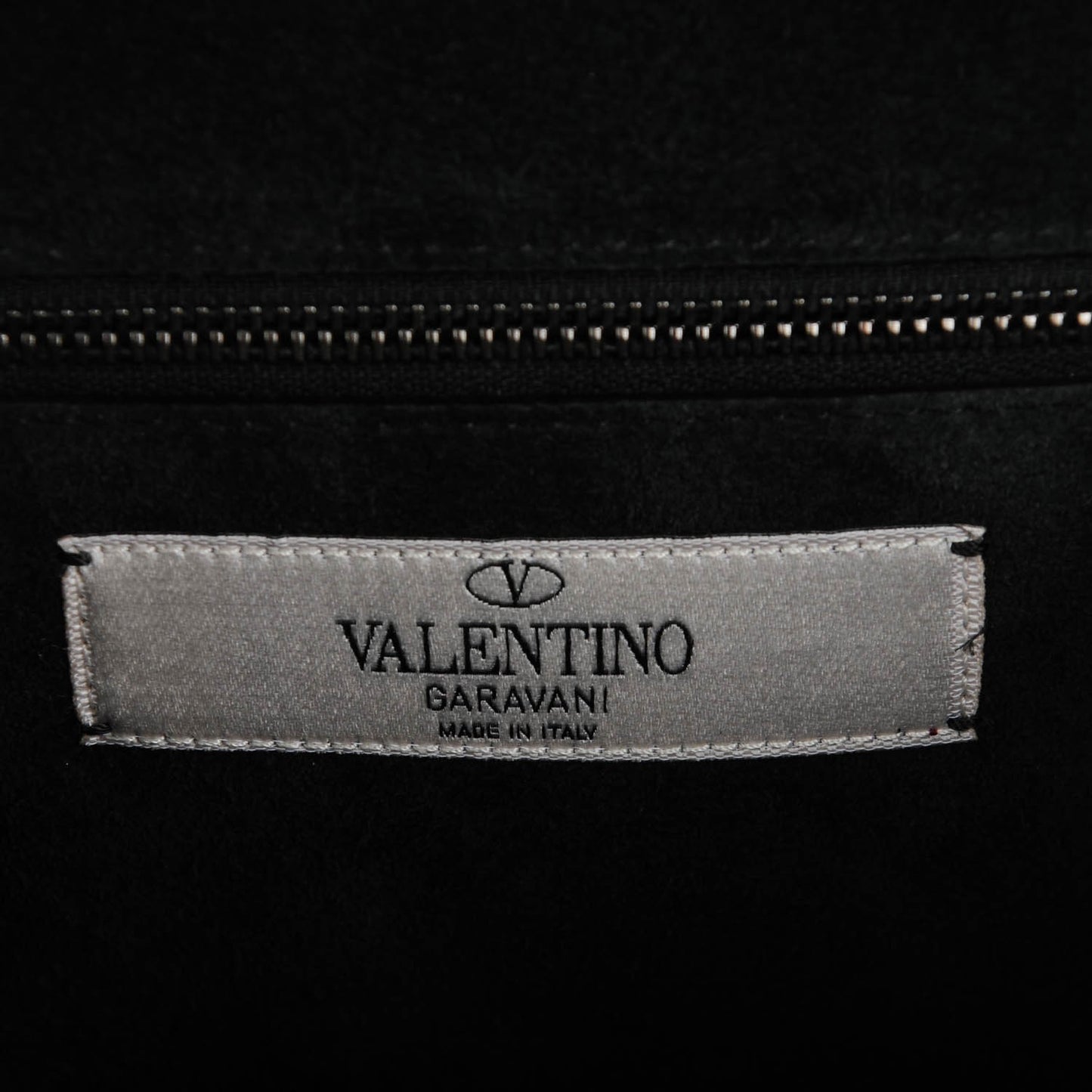 Pebbled Calfskin Star Studded Small Lock Flap Black