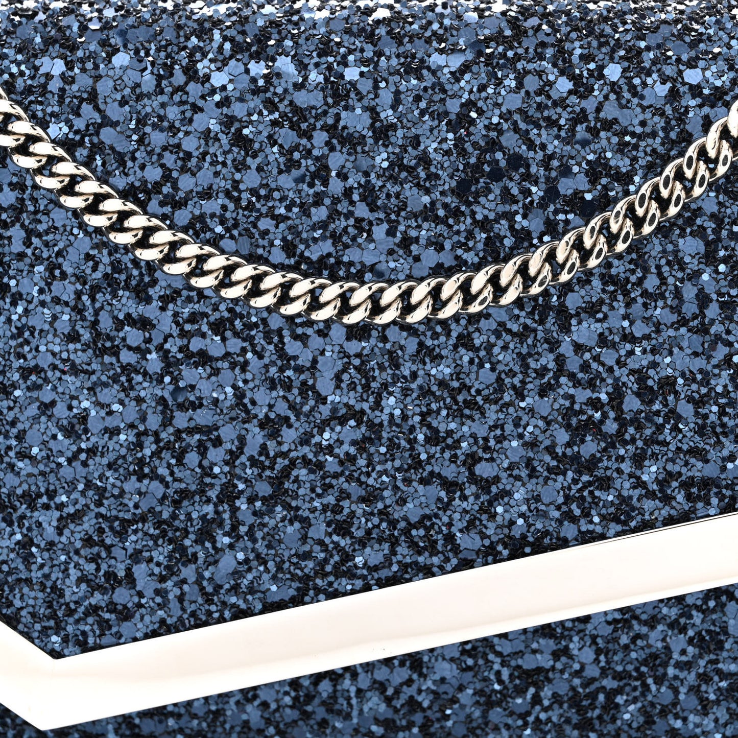 Glitter Emmie Clutch Blue