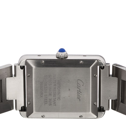 Cartier Stainless Steel 31mm Tank Solo Automatic Watch 4 of 6