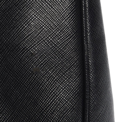 Prada Saffiano Lux Extra Large Galleria Double Zip Tote Black 9 of 9