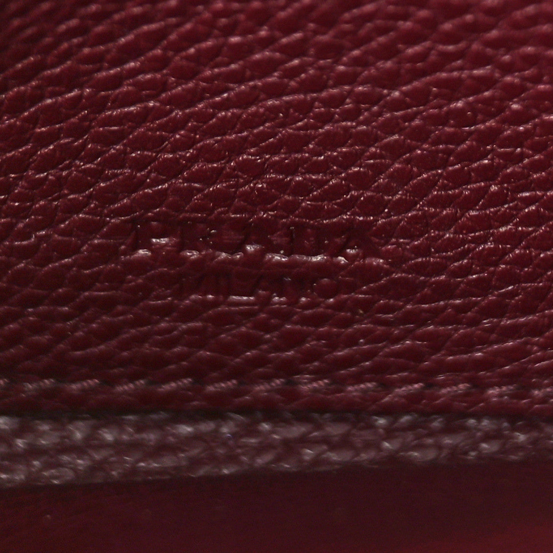Vitello Daino Metal Small Continental Flap Wallet Granato