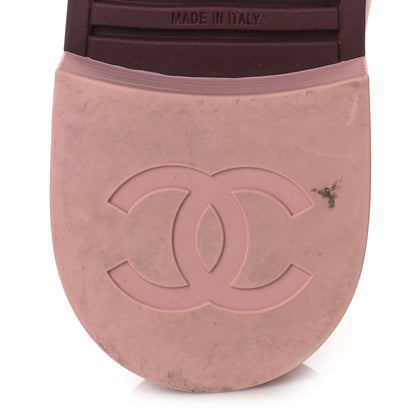 Chanel Lambskin Quilted CC Turnlock Loafers 39 Dark Pink 10 of 10