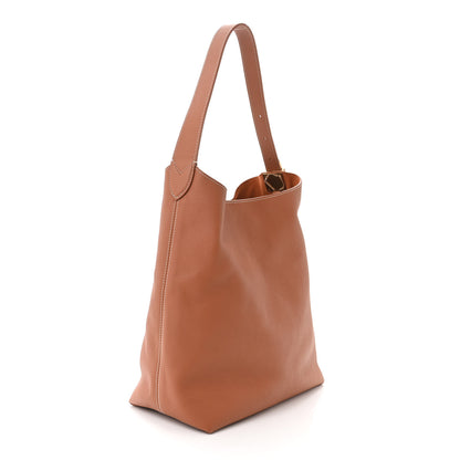 Louis Vuitton Grained Calfskin Low Key Hobo MM Cognac 3 of 9